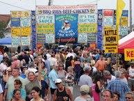 The NJ State BBQ Championship and Anglesea Blues Festival attracts thousands of hungry viewers (photo courtesy of Susian Communications)